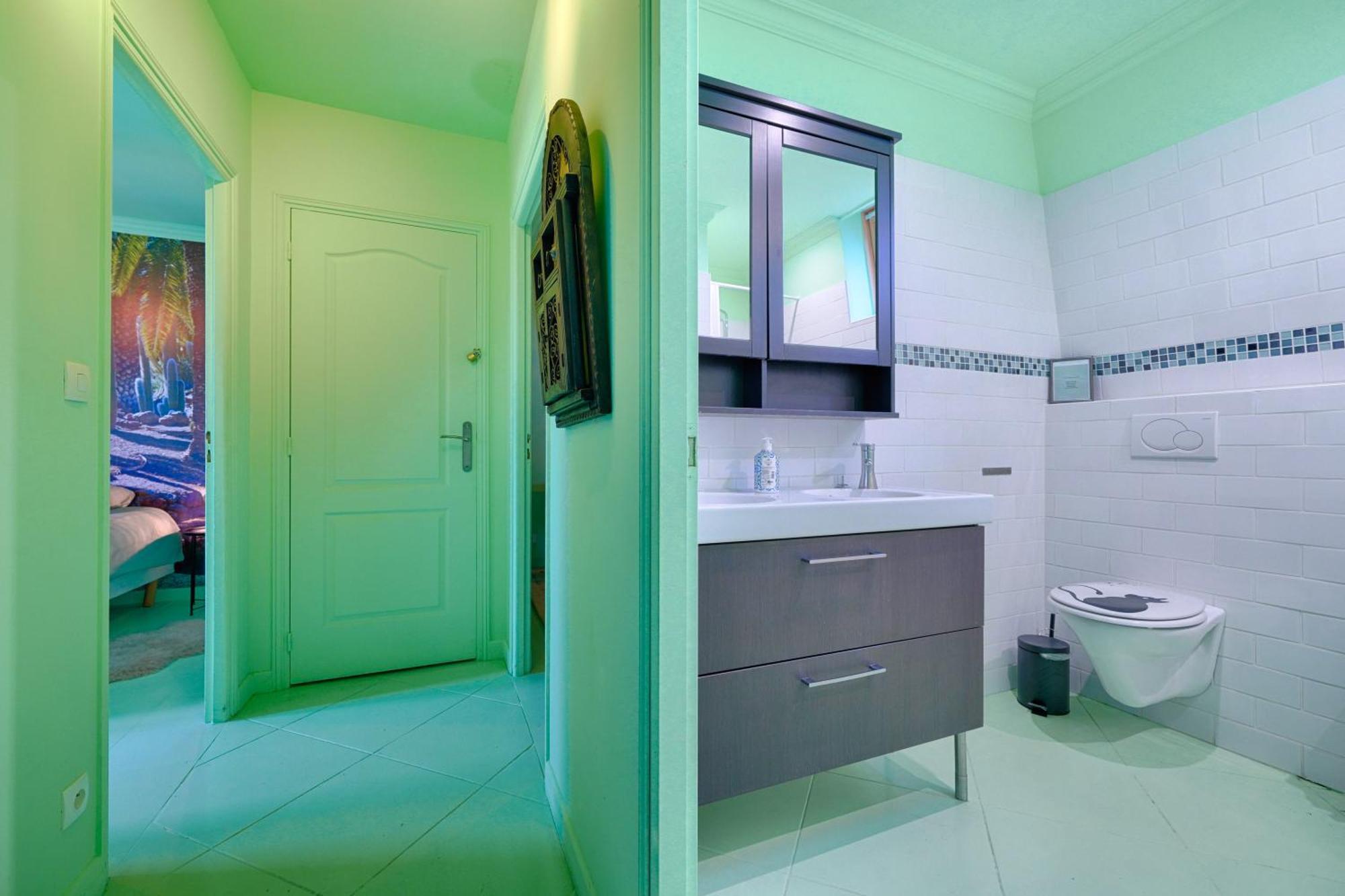 Luxury Magic Cactus Garden, Paris 0Rly Avec Jacuzzi Apartment วิญู-ซูร์-เซน ภายนอก รูปภาพ