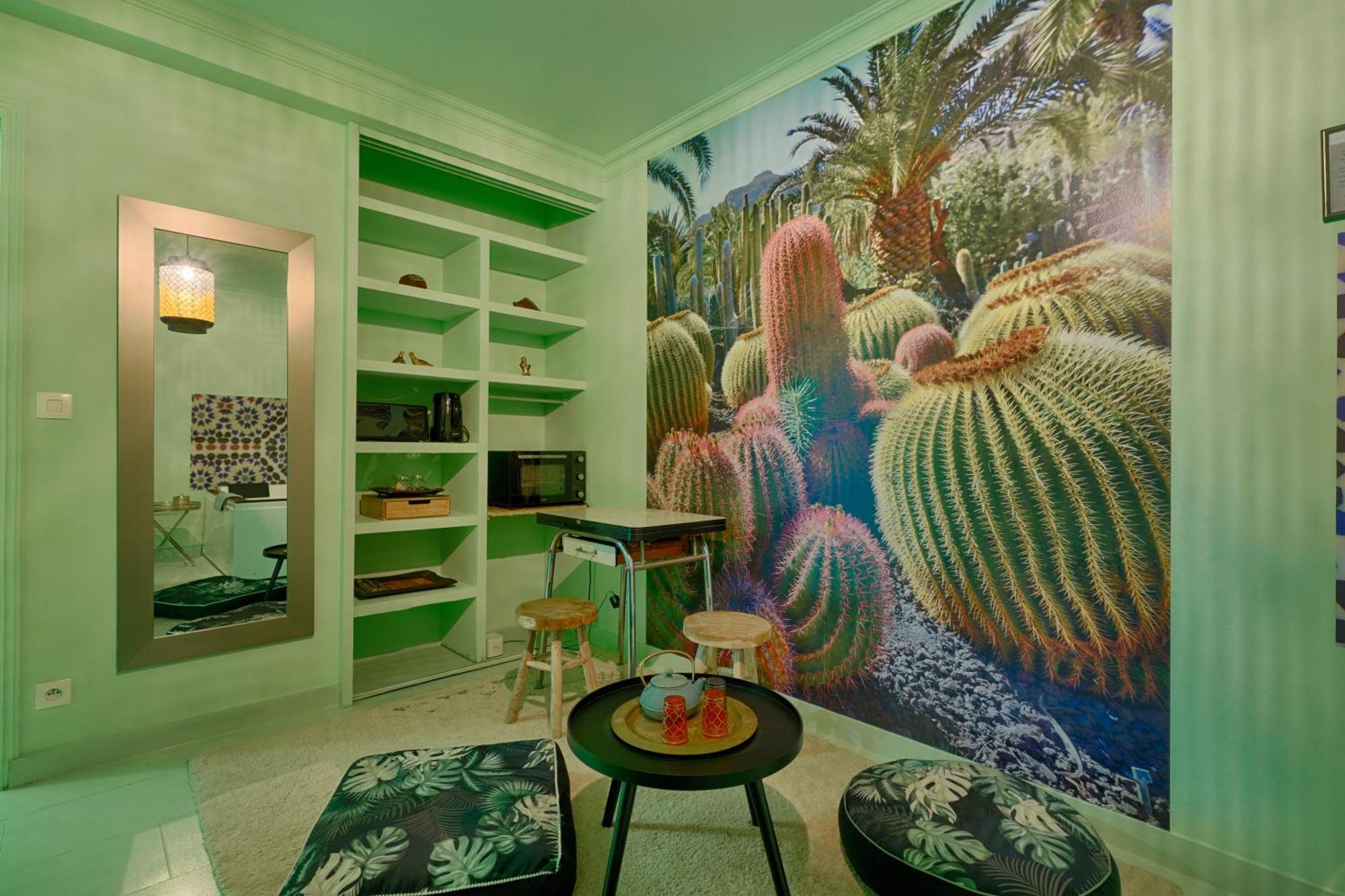 Luxury Magic Cactus Garden, Paris 0Rly Avec Jacuzzi Apartment วิญู-ซูร์-เซน ภายนอก รูปภาพ